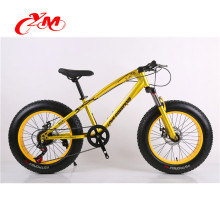 2017 China fábrica Novo estilo 20 * 4.0 bicicleta de aço de gordura grande bicicleta de pneu para adulto com 7 velocidade